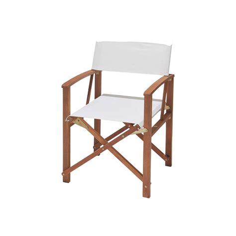 Set a leather one by the fire or add a pop of colour to an alcove with a version in brightly. John Lewis & Partners Garden Directors Chair, FSC-Certified (Eucalyptus Wood), Cream | House by ...