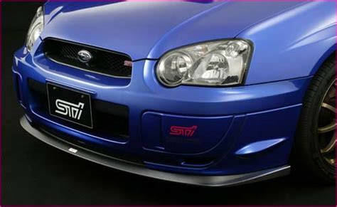 Sti Front Lip Spoiler 2004 Subaru Wrxsti St960204s080