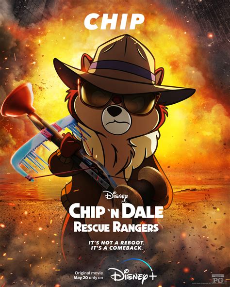 Chip N Dale Rescue Rangers 2022 Character Poster Chip Disney