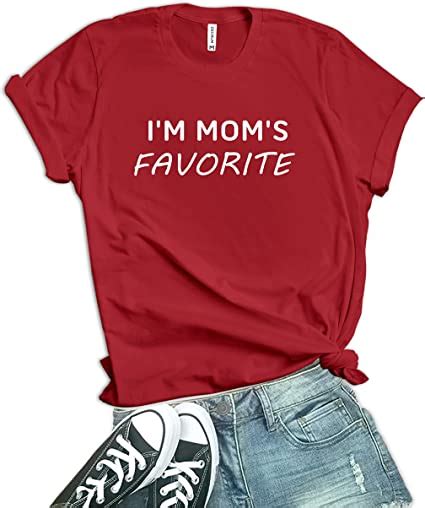 Decrum Im Moms Favorite T Shirt Sarcastic Graphic Funny T