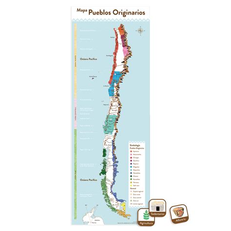 Mapa De Pueblos Originarios De Chile Masterwise