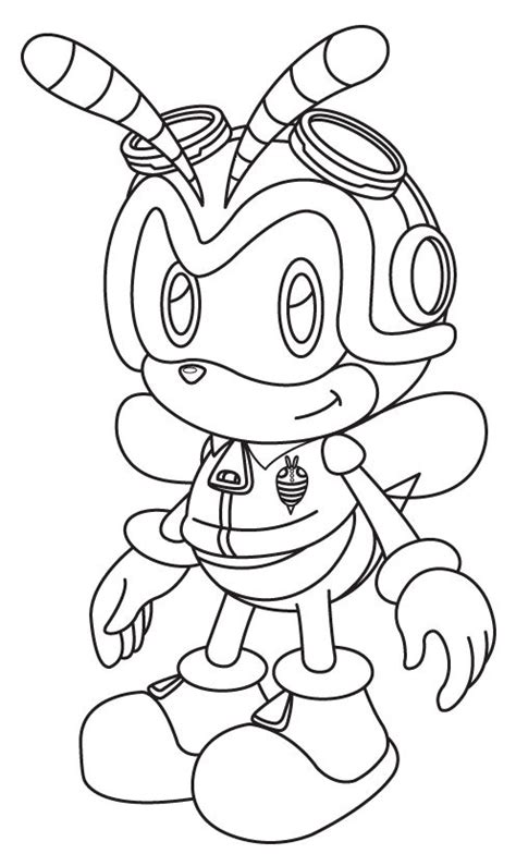 Charmy Uncolored By Sonictopfan On Deviantart
