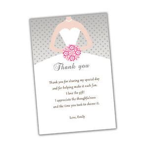 Juvale's bulk simple greeting gratitude cards set contains 48 festive cards with 48 corresponding white envelopes; 30 Bridal Shower Thank You Cards Pink Grey Dress Flowers Personalized | eBay