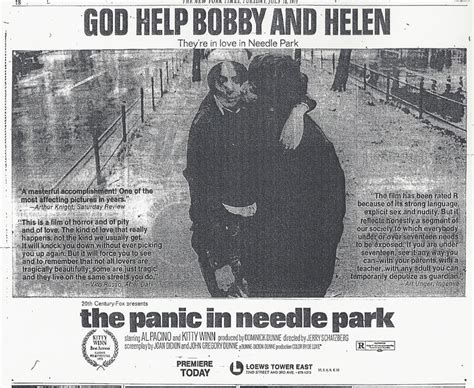 Picture Of The Panic In Needle Park