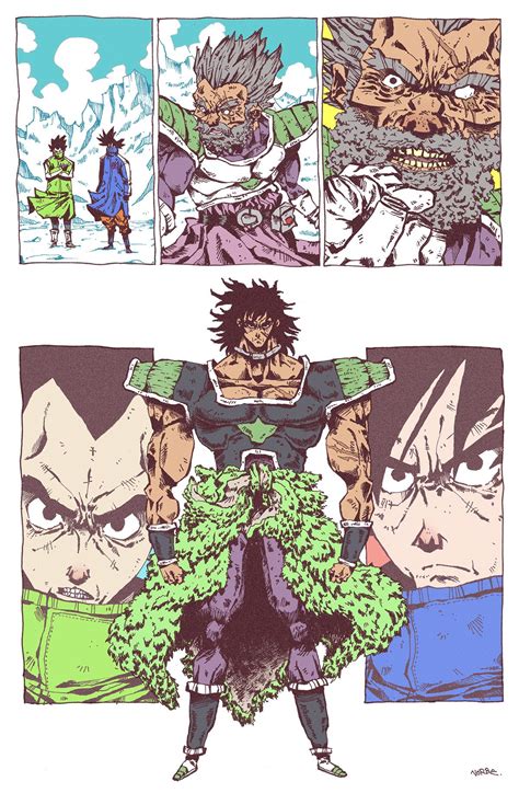 Dbs Broly Comic On Behance Dragon Ball Artwork Dragon Ball Art Anime Dragon Ball Super