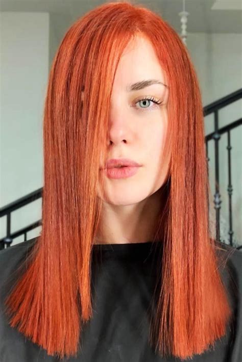 Hairstyle Trends Top 28 Orange Hair Color Ideas Neon Burnt Red