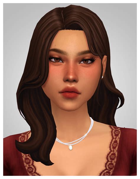 Sims 4 Amelia Hair Base Game Compatible Best Sims Mods