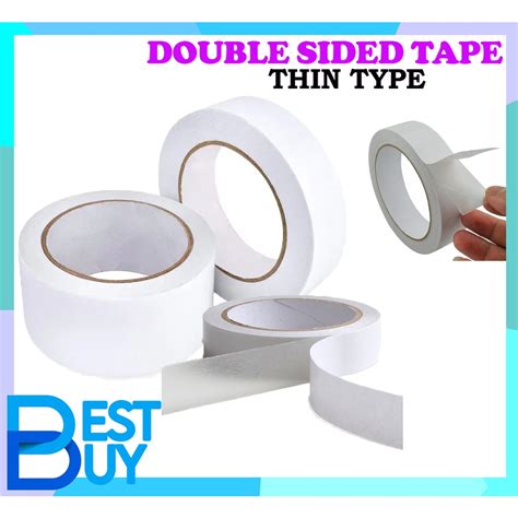 Double Sided Adhesive Tape Paper Ultra Thin High Adhesive Cotton