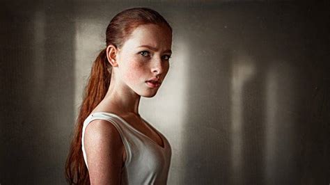 portrait women model redhead georgiy chernyadyev wallpapers hd desktop and mobile backgrounds