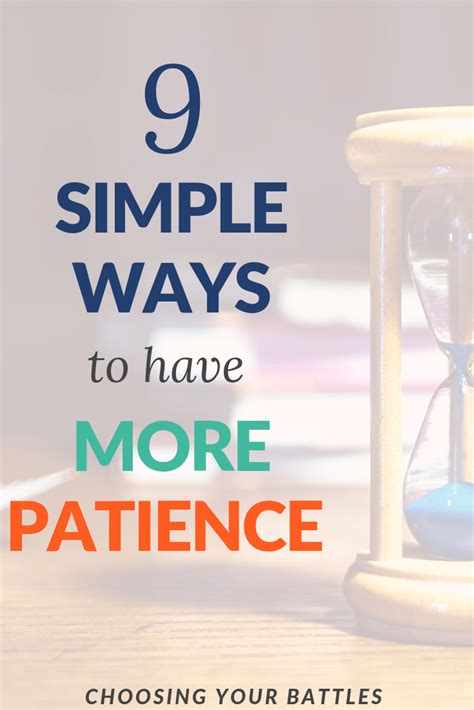 9 Simple Ways To Have More Patience Choosing Your Battles