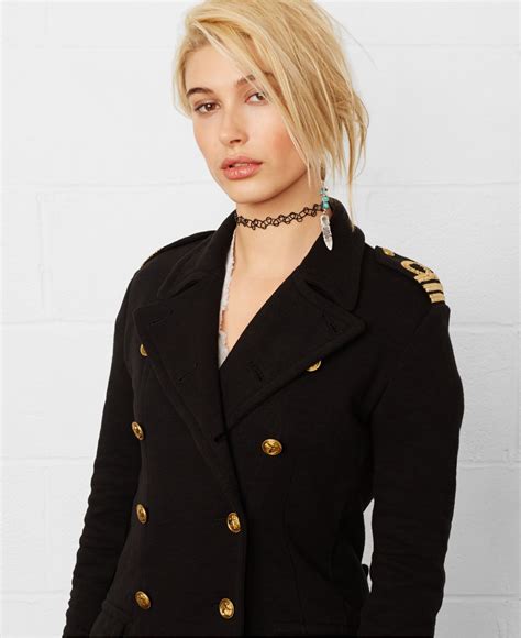 Lyst Denim And Supply Ralph Lauren Double Breasted Military Coat In Black