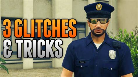 Gta 5 Online 3 New Glitches And Tricks Police Outfit Glitch Launch