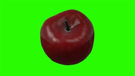 Find the perfect apple green screen stock illustrations from getty images. red apple spinning in green screen free stock footage ...