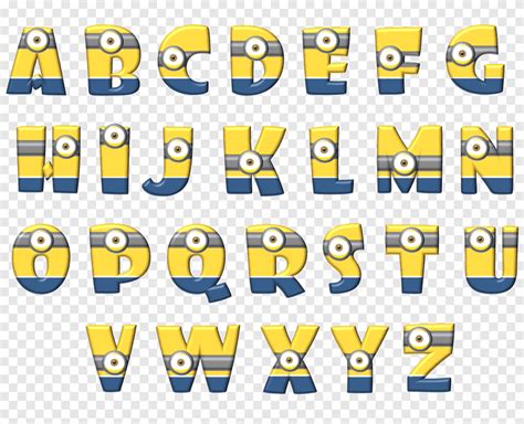 Minions Themed Alphabet Illustration Youtube Letter Alphabet Birthday