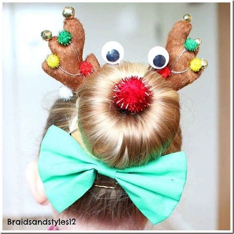 25 Fun Christmas Hairstyles For Kids And Teens