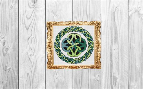 Northern cardinal cross stitch pattern only als ve. Celtic Knot - Irish Traditional Cross Stitch Pattern ...