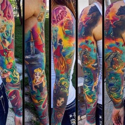 disney tattoo sleeve