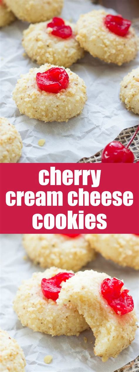 Christmas cookie christmas cookie dessert. The BEST Cherry Cream Cheese Cookies! My family bakes these every year at Christmas! They are ...