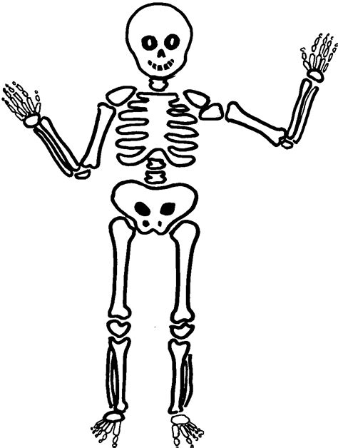 Skeleton Characters Free Printable Coloring Pages