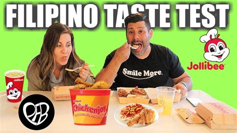 Americans Try Jollibee Filipino Fast Food Trying New Jollibee Menu