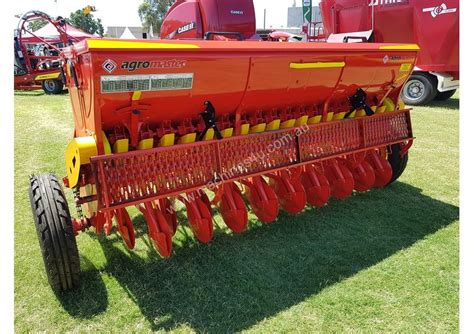 New 2018 Agromaster 2018 Agromaster Bm 18r Single Disc Seed Drill Packer Roller 3 3m Seed Drills