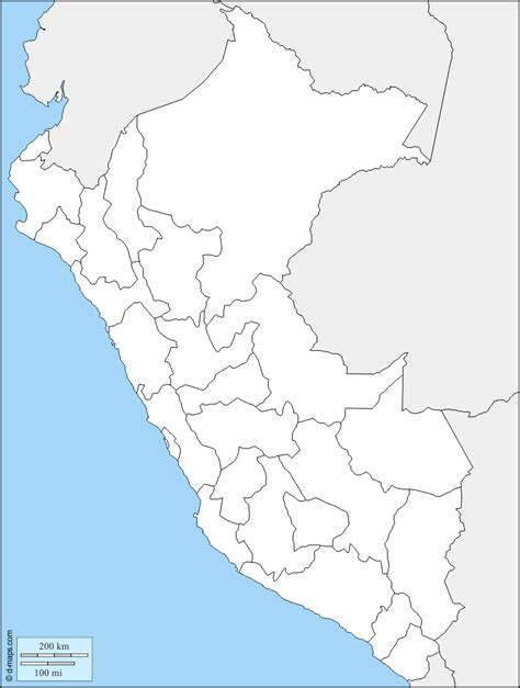 Peru Free Map Free Blank Map Free Outline Map Free Base Map