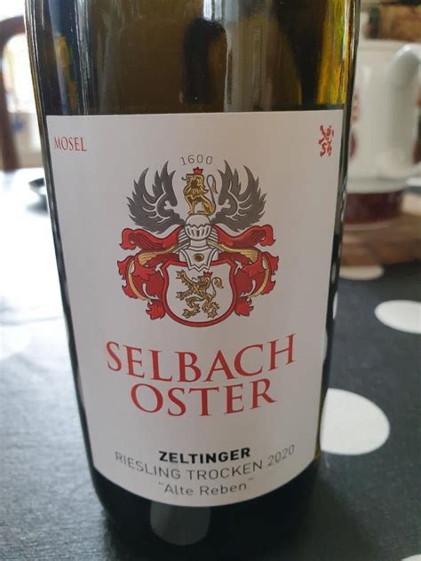 2020 Selbach Oster Zeltinger Sonnenuhr Riesling Trocken Alte Reben