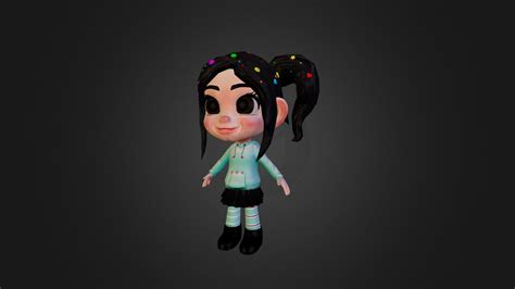 Vanellope Von Schweetz 3d Model By Roundpx F5f32e5 Sketchfab