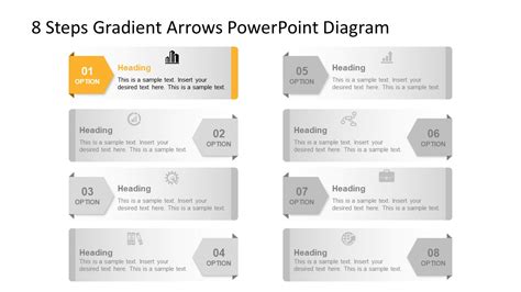 Step 1 Arrow Powerpoint Shapes Slidemodel