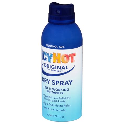 Icy Hot Maximum Strength Dry Spray Hy Vee Aisles Online Grocery Shopping