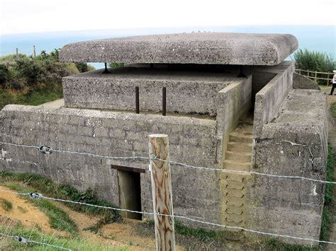 Bunker At Omaha Beach Festungen Bunker