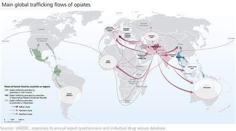 This Is How Illegal Drugs Flow Around The World World Economic Forum