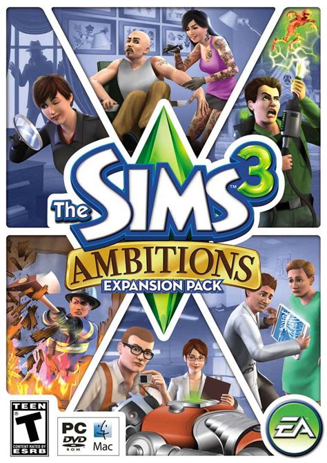 Sims 3 Expansion Packs Steam - The Sims 3 – Ambitions Expansion Pack (PC & Mac) – Origin DLC