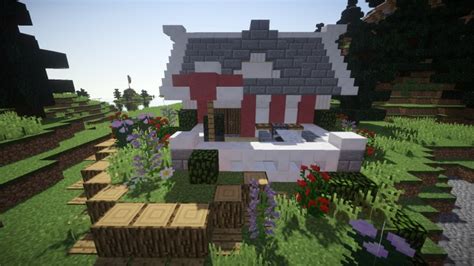 Minecraft girly house by doctorlazerz. Minecraft | Small Girly Suburban House Minecraft Project