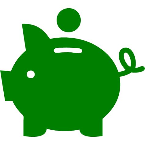 Green Piggy Bank 2 Icon Free Green Piggy Bank Icons