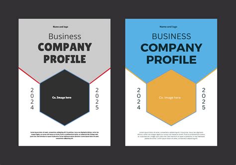 Business Company Profile Template Brochure Layout 31603238 Vector Art