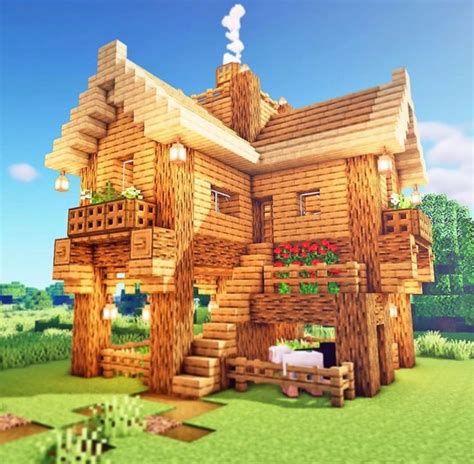 57 beautiful of cool easy minecraft house designs pictures. Best of Minecraft Builds on Instagram: What do you think of this cozy house? By @sheepggmc ...