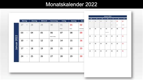 Monatskalender 2022 Schweiz Excel And Pdf Gratis