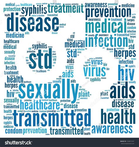 Sexually Transmitted Disease Word Collage Stock Illustration 154872167