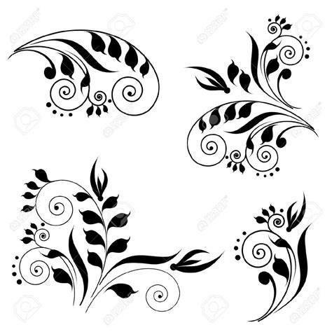 See more ideas about wedding clipart, wedding symbols, hindu wedding cards. Flower Design Stock Vector Illustration And Royalty Free Flower ... | Clip art, Butterfly design