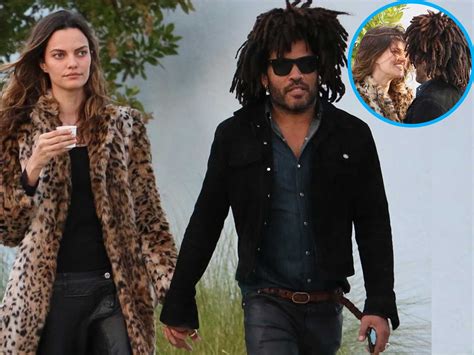 Lenny Kravitz Packs On Pda With Young Model