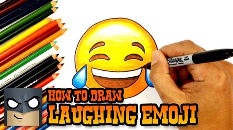 How To Draw And Color Laughing Emoji Easy Drawings Dibujos