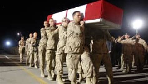 Fallen Soldiers Casket Begins Journey To Canada Cbc News