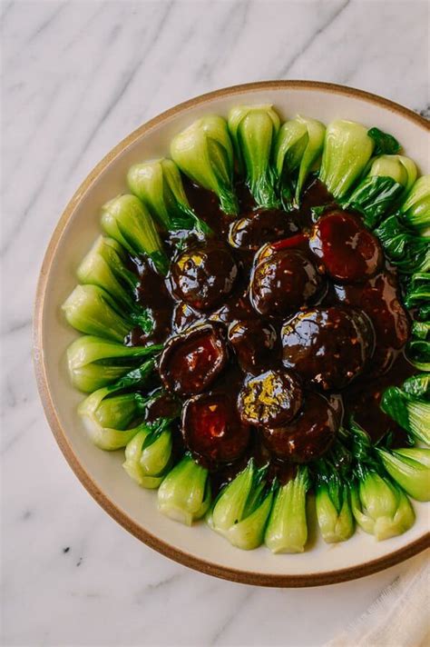 Braised Chinese Mushrooms With Bok Choy Makes For A Great Side Dish Or