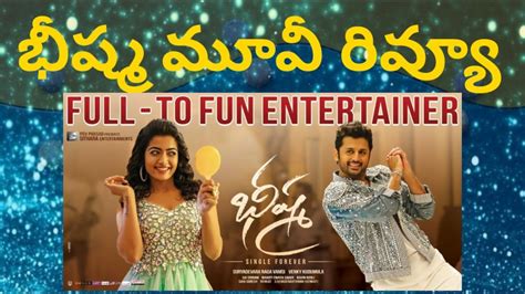 Bheeshma movie cast & crew. Bheeshma Movie review #bheeshma #nithin #rashmika - YouTube