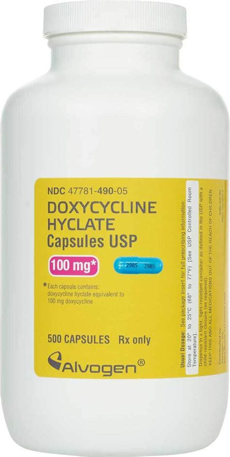 Doxycycline Capsules Generic Brand May Vary Safepharmacy