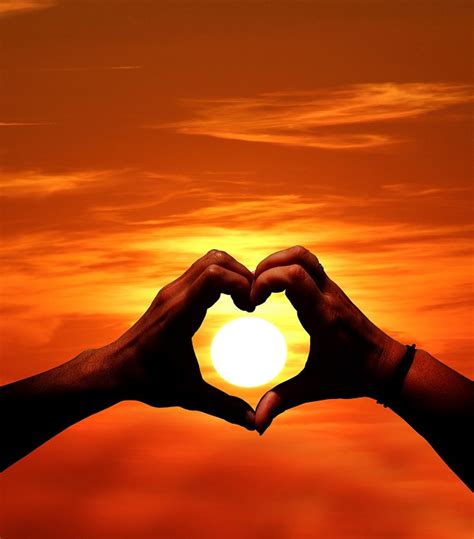 Sonnenuntergang Herz Hände Kostenloses Foto Auf Pixabay Pixabay