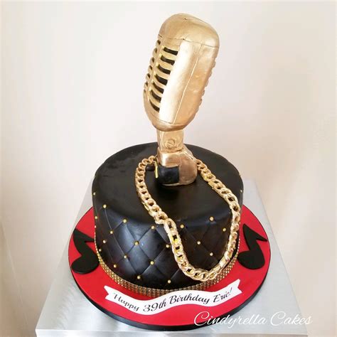 Microphone Birthday Cake Ideas