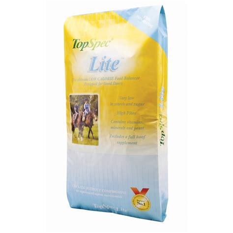 Feed: Top Spec Lite Calorie Controlled Feed Supplement For 🐴 Horses