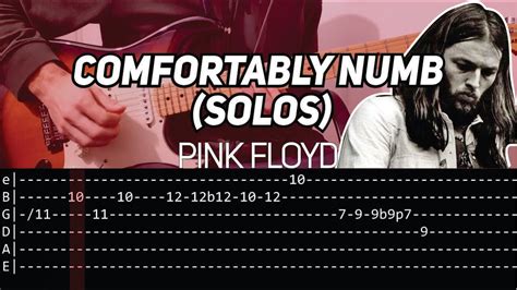 Pink Floyd Comfortably Numb Solo Guitar Lesson With Tab Youtube Music